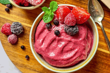 Sorbet aux fruits rouges