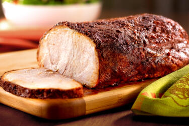Filet de porc mariné