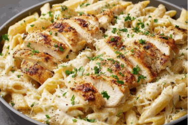 Pâtes chicken Alfredo