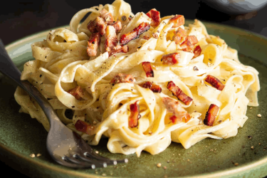 Fettucini à la carbonara