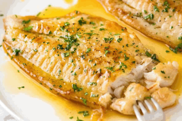 Poisson blanc, beurre noisette
