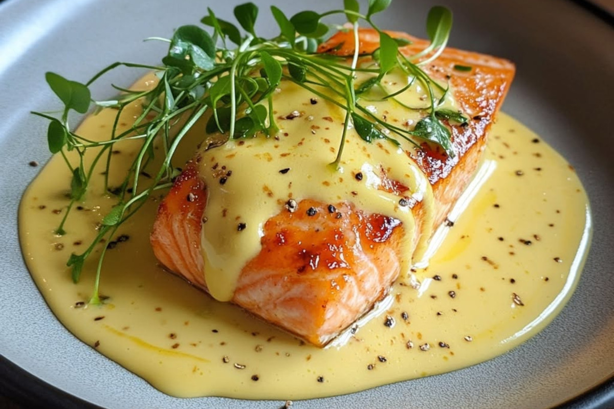 Poisson sauce hollandaise