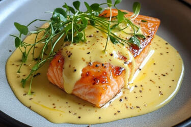 Poisson sauce hollandaise